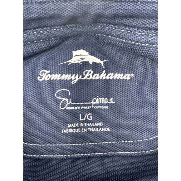 Tommy Bahama Blue Washington Nationals Baseball Polo Blue Size Large - Picture 4 of 4